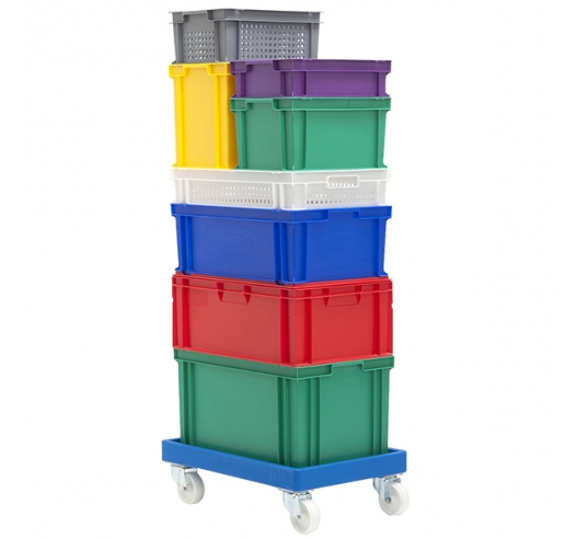 Coloured Plastic Euro Containers