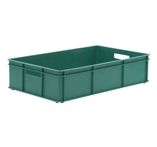 Green Stacking Confectionery Tray Solid Sides And Base