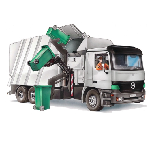 Wheelie Bins Compatible with Refuse Truck Comb Lift