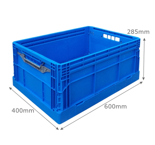 Foldable Plastic Box in Blue