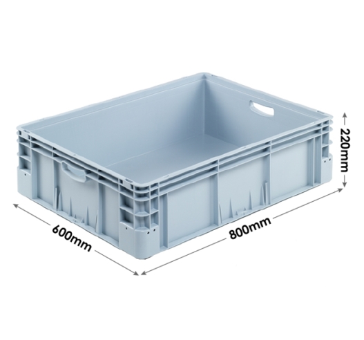Silverline Euro Stacking Container 800 x 600 x 220mm