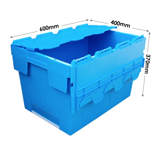 70 Litre Large Attached Lid Container (Optional Label Holder)