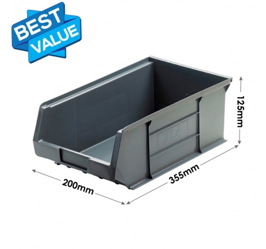 XL4 Picking Bin in Recycled Grey