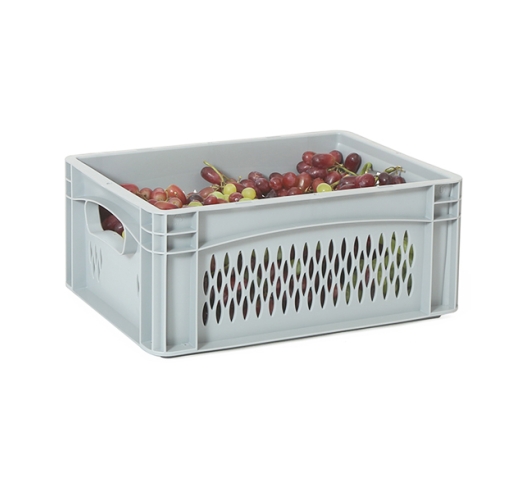 Ventilated Euro Container with Hand Holes