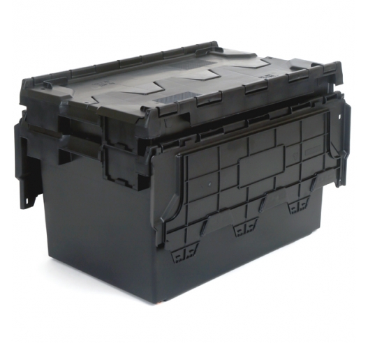 Black Tote Boxes - 80 Litre