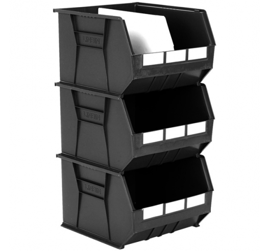 Size 10 Linbins in Black Recycled Plastic