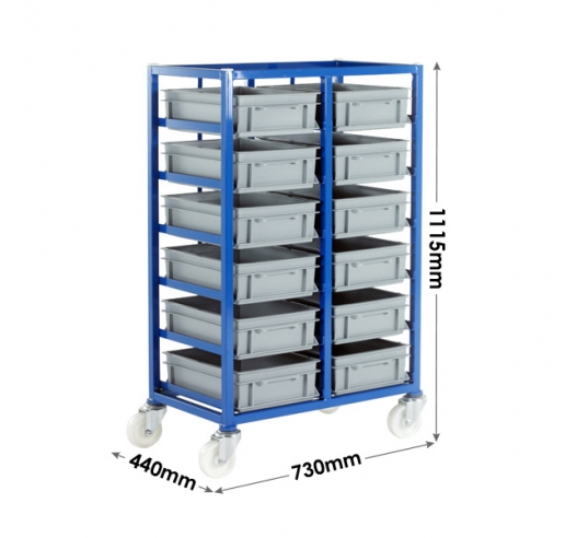 Small Parts Tray Rack Dimensions