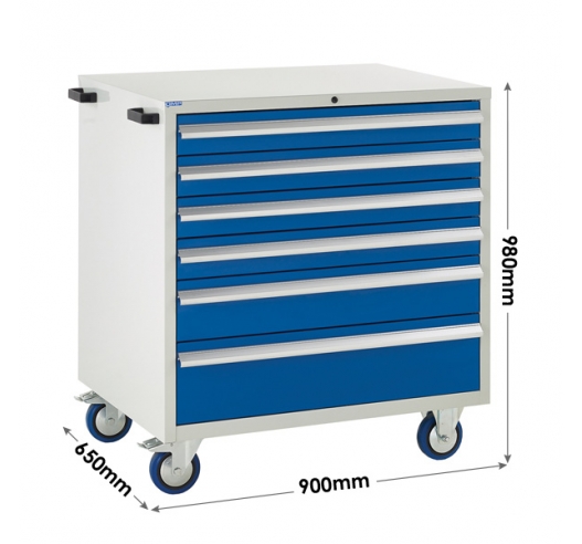 Mobile Euroslide cabinet dimensions