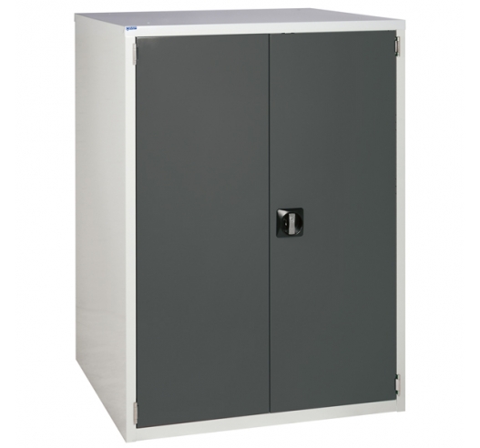 Euroslide cabinet with 1 cupboard in grey