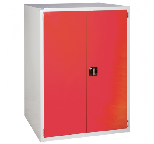 Euroslide cabinet with 1 cupboard in red