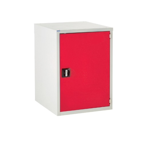 Euroslide cabinet with 1 cupboard in red