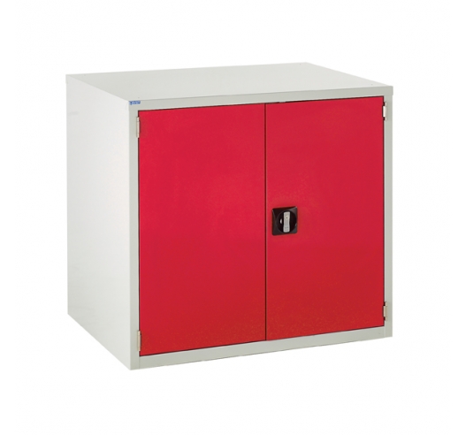 Euroslide cabinet with 1 cupboard in red