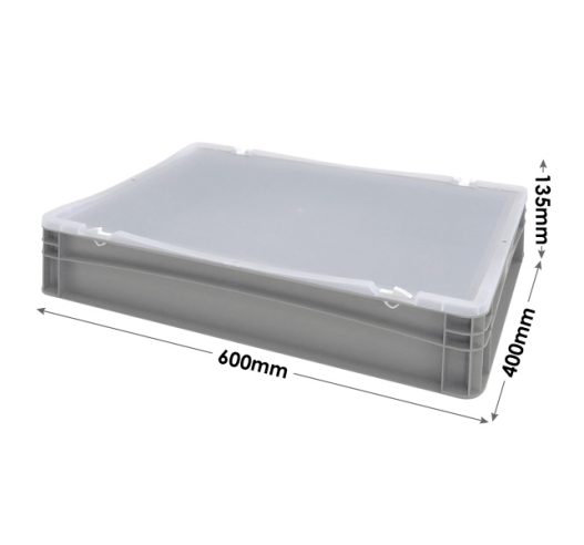 Basicline Euro Container Case With Clear Lid