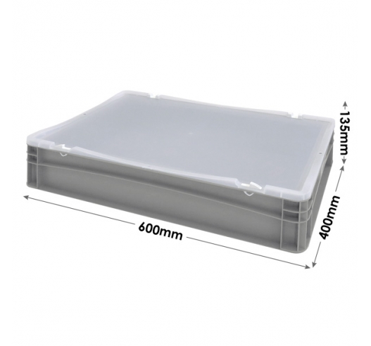 Basicline Euro Container Case With Clear Lid