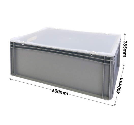 Basicline Euro Container Case With Clear Lid