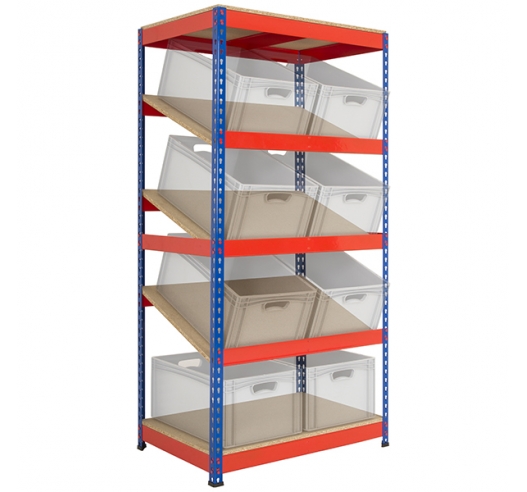 Rivet Racking Kanban Shelving Bay