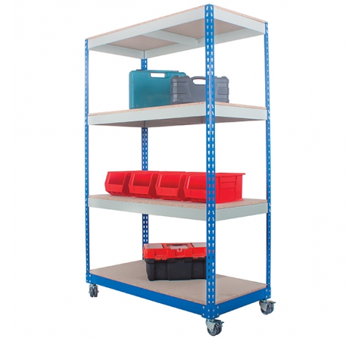 Rivet Trolley Shelving