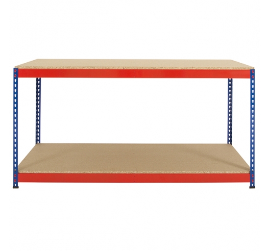 Boltless Rivet Workbench in Blue and Orange