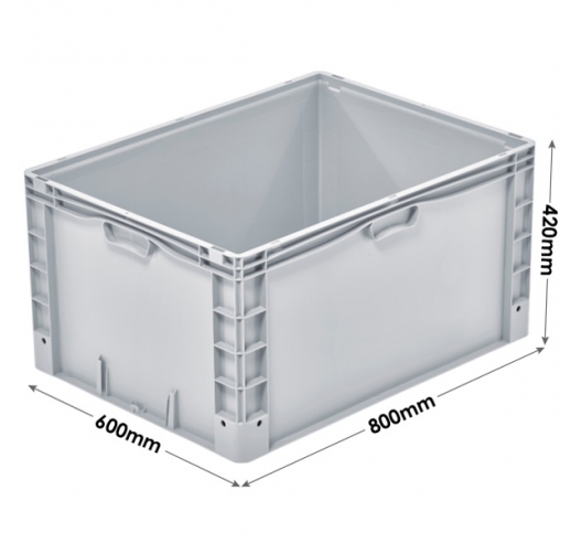 Large Euro Container with Hand Grips