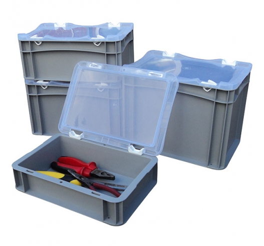 Range of Basicline Cases with Clear Lids