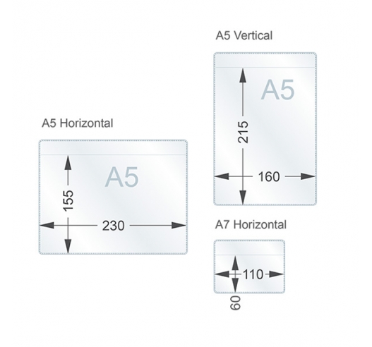 A5 and A7 Dimensions