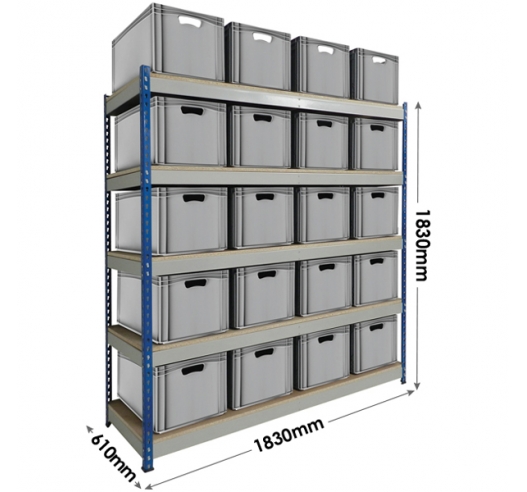 Shelving dimensions