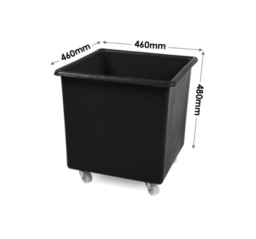 Black Recycled Container Truck Dimensions