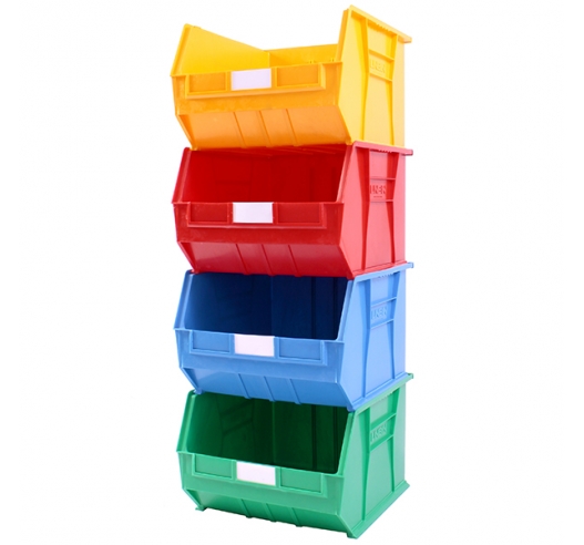 Stack of 4 Coloured Size 10 Linbins