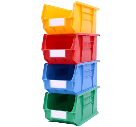 Stack of Coloured Size 4 Linbins