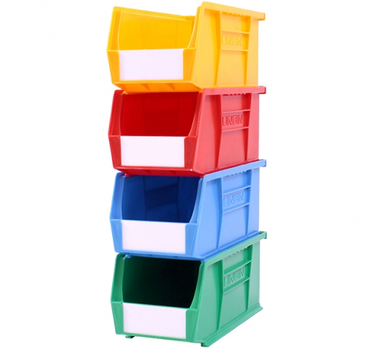 Stack of Coloured Size 5 Linbins