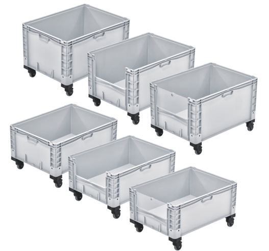 Basicline Containers Range with Wheels