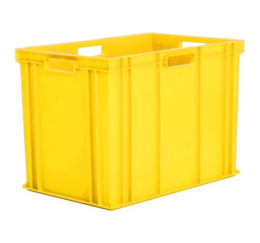 Plastic Yellow Storage Box - Large