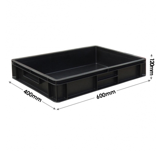 600 x 400 Black Euro Container