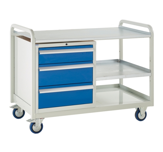 Kit 7 - steel top with 3 drawer