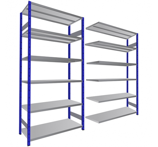 Expo 4 Shelving Bay With Extension Example