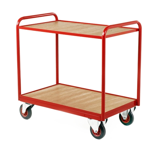 Industrial Tray Trolley in Red