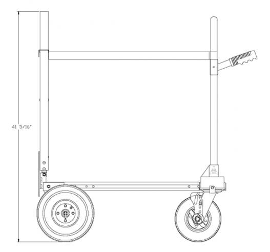 Mini Magliner Filming Cart Side Profile