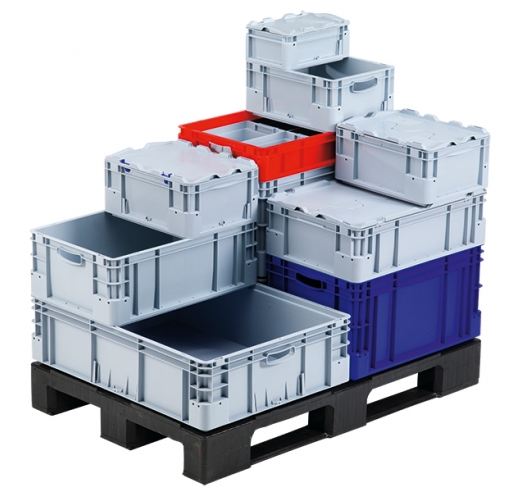 Silverline Container Range on a pallet