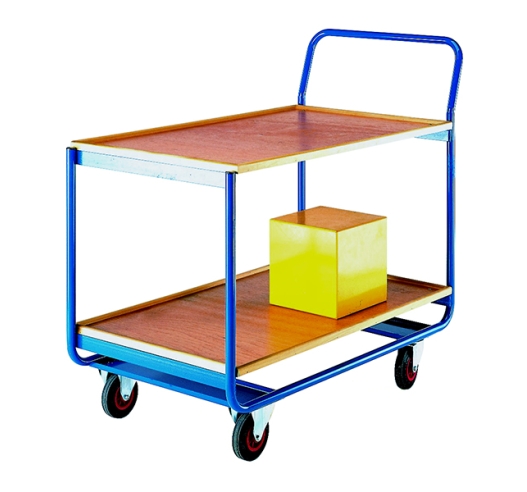 Trolley with 2 Plywood Shelves