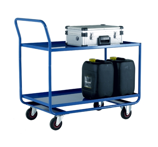 Trolley with 2 Steel Shelves