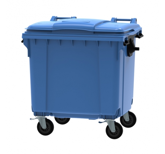 1100 Litre Wheeled Bin in Blue