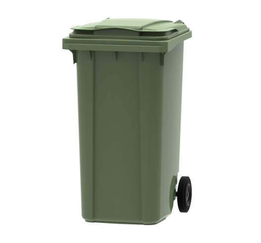 Green 240 Litre Wheelie Bin