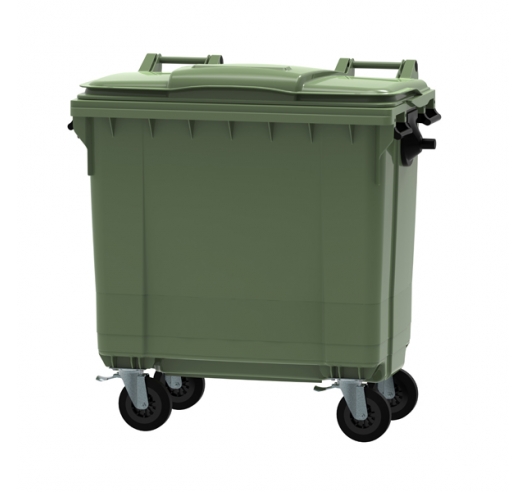 770 Litre Wheeled Bin in Green