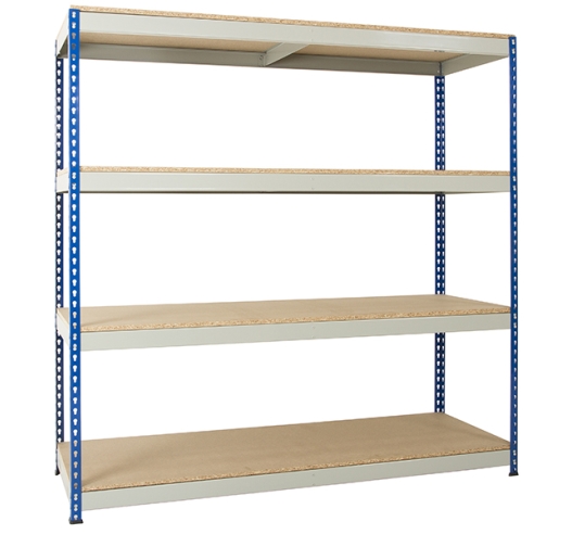 Blue and Grey Racking