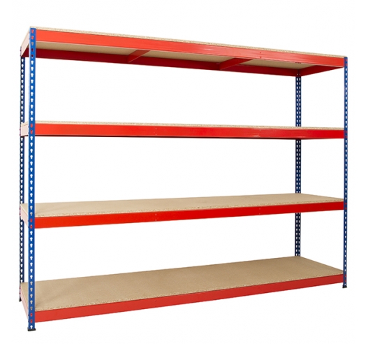 Blue and Orange Racking