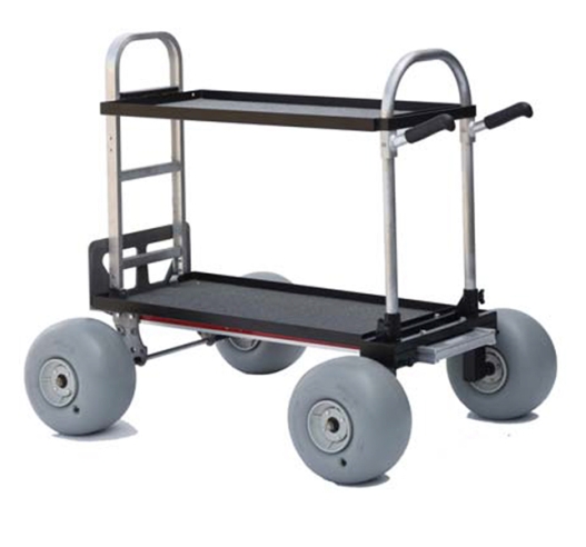 Magliner Sand Dune Film Cart Wheels - 24" Wide Shelf Compatible