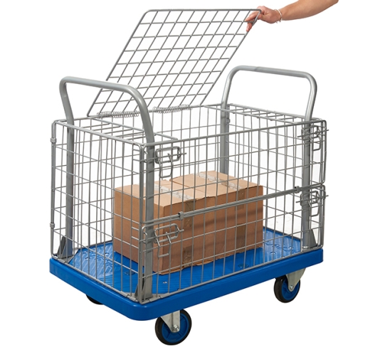 Trolley With Hinged Lid
