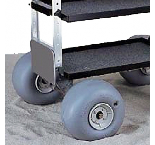 Sand Dune Wheel Kit for Magliner Film Carts with 18" or 19" Wide Shelves