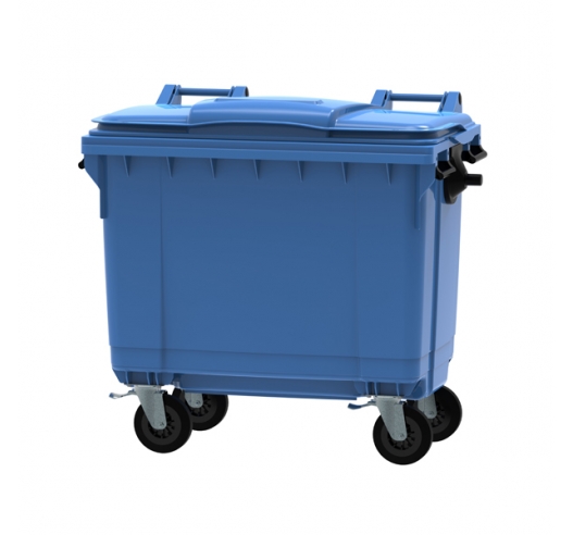 660 Litre Wheeled Bin in Blue