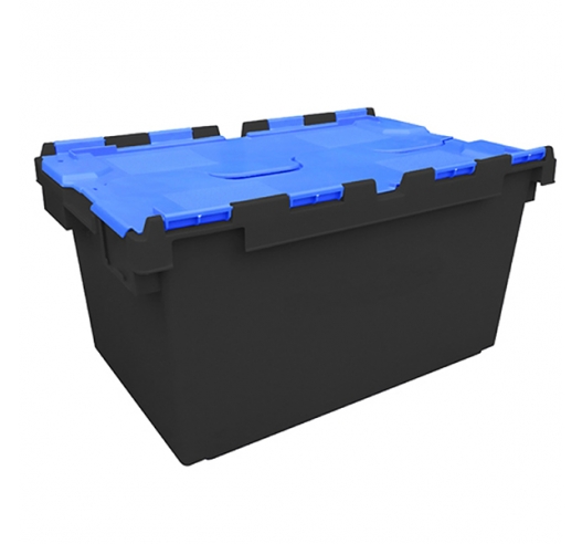 Black and Blue Large Storage Crate Boxes